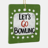 Lass uns Bowling Ornament gehen (Rechts)