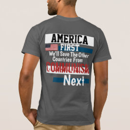 Lass uns Brandon America First T - Shirt gehen