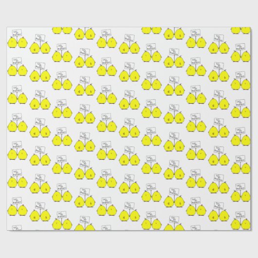 Lass uns Brandon Chicks Geschenkwrap gehen Geschenkpapier (Flach)