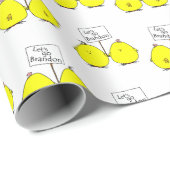 Lass uns Brandon Chicks Geschenkwrap gehen Geschenkpapier (Rolleneckpunkt)