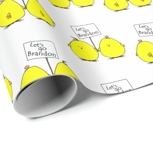 Lass uns Brandon Chicks Geschenkwrap gehen Geschenkpapier (Rolleneckpunkt)