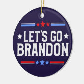 Lass uns Brandon Funny Keramik Ornament gehen (Links)