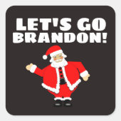 LASS UNS BRANDON GEHEN! CHRISTMAS STICKERS (Vorderseite)