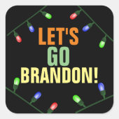 LASS UNS BRANDON GEHEN! CHRISTMAS Stickers (Vorderseite)