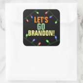LASS UNS BRANDON GEHEN! CHRISTMAS Stickers (Tasche)