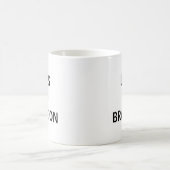 Lass uns Brandon gehen! Fun Coffee Tasse (Mittel)