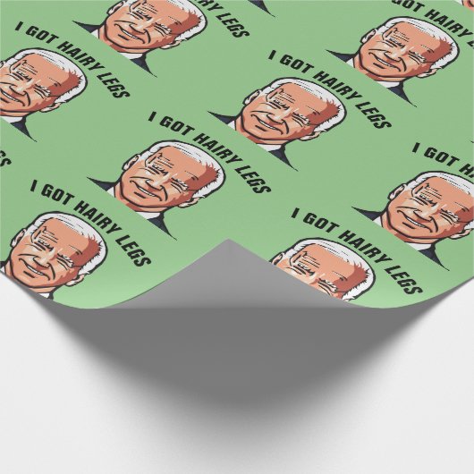 LASS UNS BRANDON GEHEN! FUNNY CHRISTMAS BIDEN WRAP GESCHENKPAPIER (Ecke)