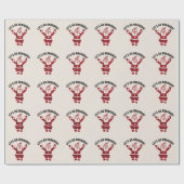 LASS UNS BRANDON GEHEN! FUNNY CHRISTMAS SANTA WRAP GESCHENKPAPIER (Flach)