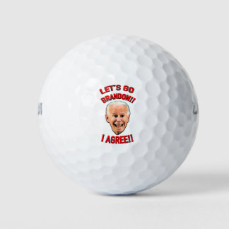 Lass uns Brandon gehen! Golfball
