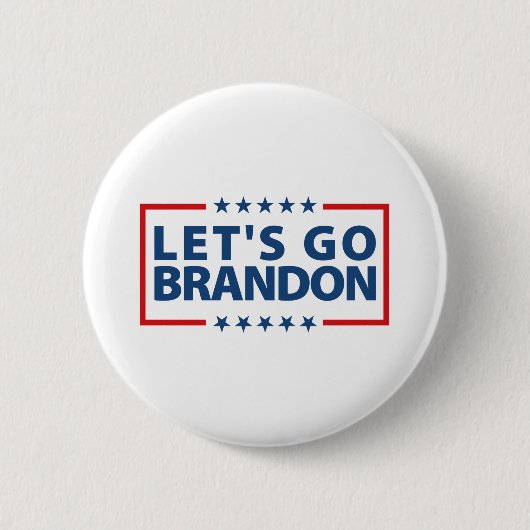 Lass uns Brandon gehen, Joe Biden Button (Vorderseite)