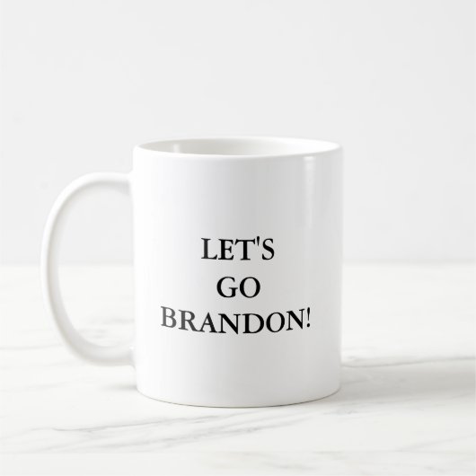Lass uns Brandon gehen! Kaffeetasse (Links)