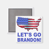 Lass uns Brandon gehen! Magnet (Vorderseite/Rückseite)
