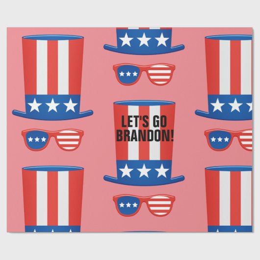 LASS UNS BRANDON GEHEN! PAPIER GESCHENKPAPIER (Flach)