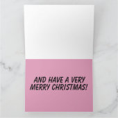 LASS UNS BRANDON GEHEN! PINK CADDY BIG CHRISTMAS C KARTE (Innenseite)