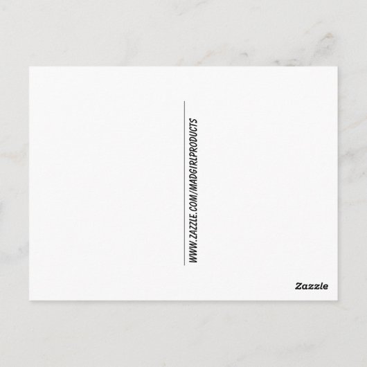 LASS UNS BRANDON GEHEN! POSTKARTEN (Rückseite)