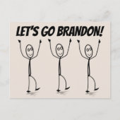 LASS UNS BRANDON GEHEN! POSTKARTEN (Vorderseite)