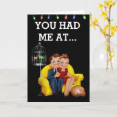 LASS UNS BRANDON GEHEN! ROMANTISCHE CHRISTMAS-KART KARTE (Gelbe Blume)