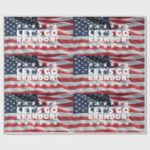 LASS UNS BRANDON GEHEN! [Schriftart 1] Geschenkpap Geschenkpapier (Flach)