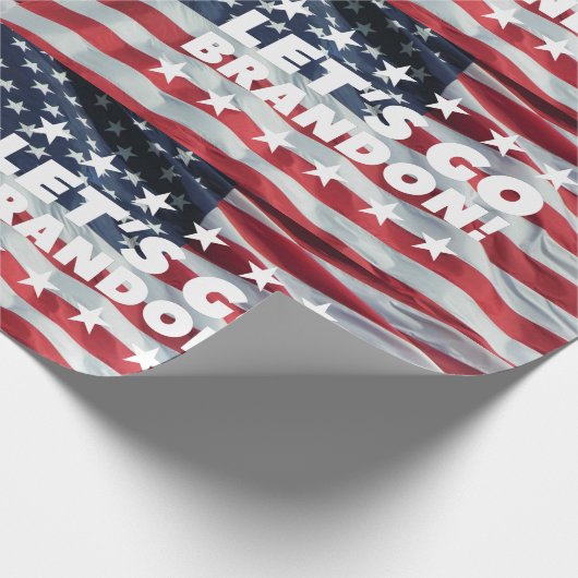 LASS UNS BRANDON GEHEN! [Schriftart 1] Geschenkpap Geschenkpapier (Ecke)