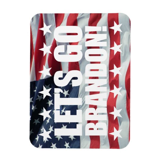 LASS UNS BRANDON GEHEN! [Schriftart 2] Flexibles F Magnet (Vertikal)