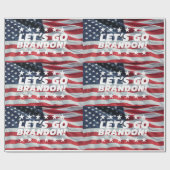 LASS UNS BRANDON GEHEN! [Schriftart 5] Geschenkpap Geschenkpapier (Flach)