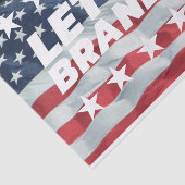 LASS UNS BRANDON GEHEN! [Schriftart 5] Geschenkpap Seidenpapier (Ausschnitt)