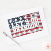 LASS UNS BRANDON GEHEN! [Schriftart 6] Aufkleber (Umschlag)