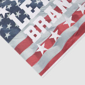 LASS UNS BRANDON GEHEN! [Schriftart 6] Geschenkpap Seidenpapier (Ausschnitt)