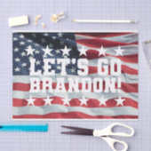 LASS UNS BRANDON GEHEN! [Schriftart 6] Geschenkpap Seidenpapier (Handwerk)