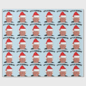 LASS UNS BRANDON GEHEN! TRUMP CHRISTMAS WRAPPPAPIE GESCHENKPAPIER (Flach)