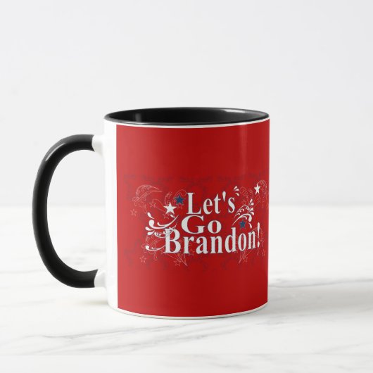 Lass uns Brandon-Kaffee-Tasse machen Tasse (Links)