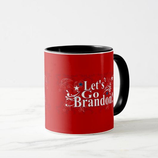 Lass uns Brandon-Kaffee-Tasse machen Tasse (VorderseiteRechts)