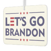Lass uns Brandon losgehen Autolufterfrischer (Links)