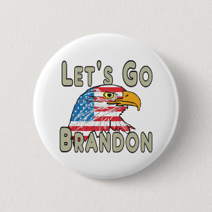 Lass uns Brandon losgehen Button