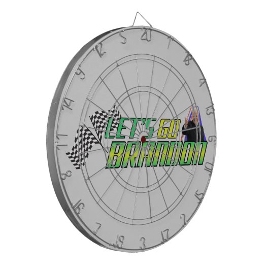 Lass uns Brandon losgehen Dartscheibe (Vorderseite Links)