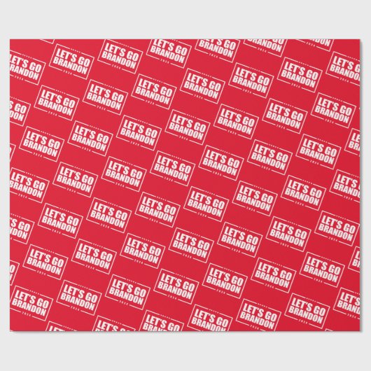 Lass uns Brandon losgehen Geschenkpapier (Flach)