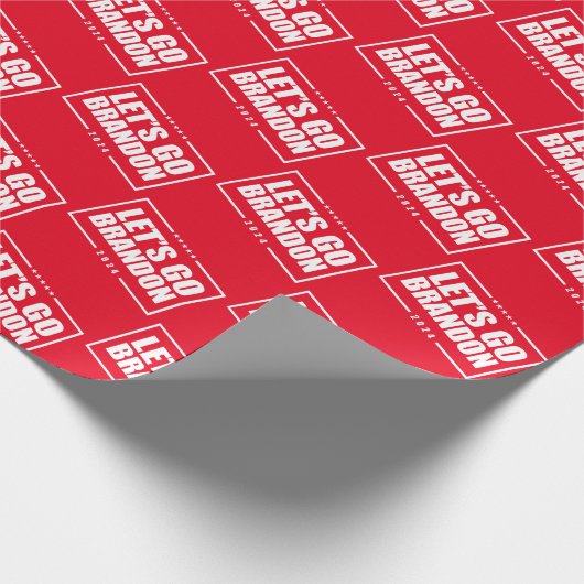 Lass uns Brandon losgehen Geschenkpapier (Ecke)