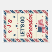 Lass uns Brandon losgehen Geschenkpapier Set (Vorderseite 3)