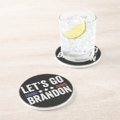 Lass uns Brandon losgehen Getränkeuntersetzer (Seite)