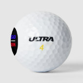 Lass uns Brandon losgehen Golfball (Logo)