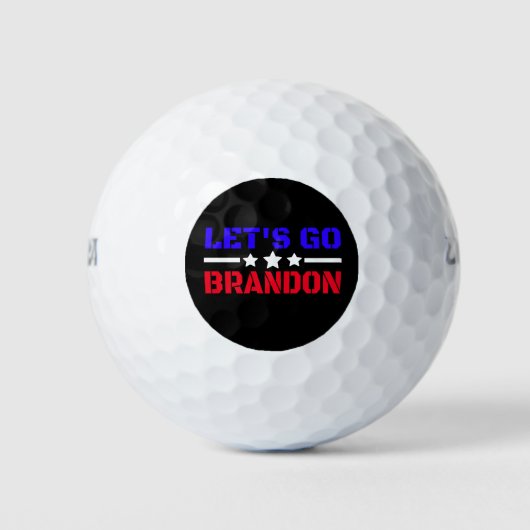 Lass uns Brandon losgehen Golfball (Vorderseite)