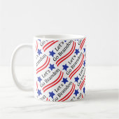 Lass uns Brandon losgehen Kaffeetasse (Links)