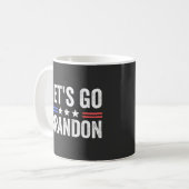 Lass uns Brandon losgehen Kaffeetasse (Vorderseite Links)