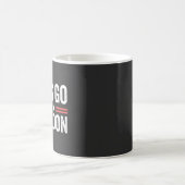 Lass uns Brandon losgehen Kaffeetasse (Mittel)