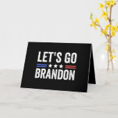 Lass uns Brandon losgehen Karte (Gelbe Blume)