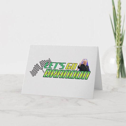Lass uns Brandon losgehen Karte (Vorderseite)