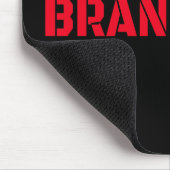 Lass uns Brandon losgehen Mousepad (Ecke)