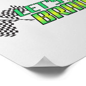 Lass uns Brandon losgehen Poster (Ecke)