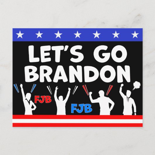 Lass uns Brandon losgehen Postkarte (Vorderseite)