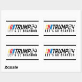 Lass uns Brandon losgehen Rechteckiger Aufkleber (Blatt)